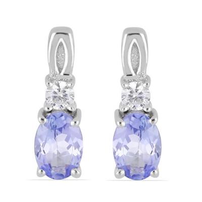 BUY 925 SILVER REAL IOLITE GEMSTONE CLASSIC EARRINGS